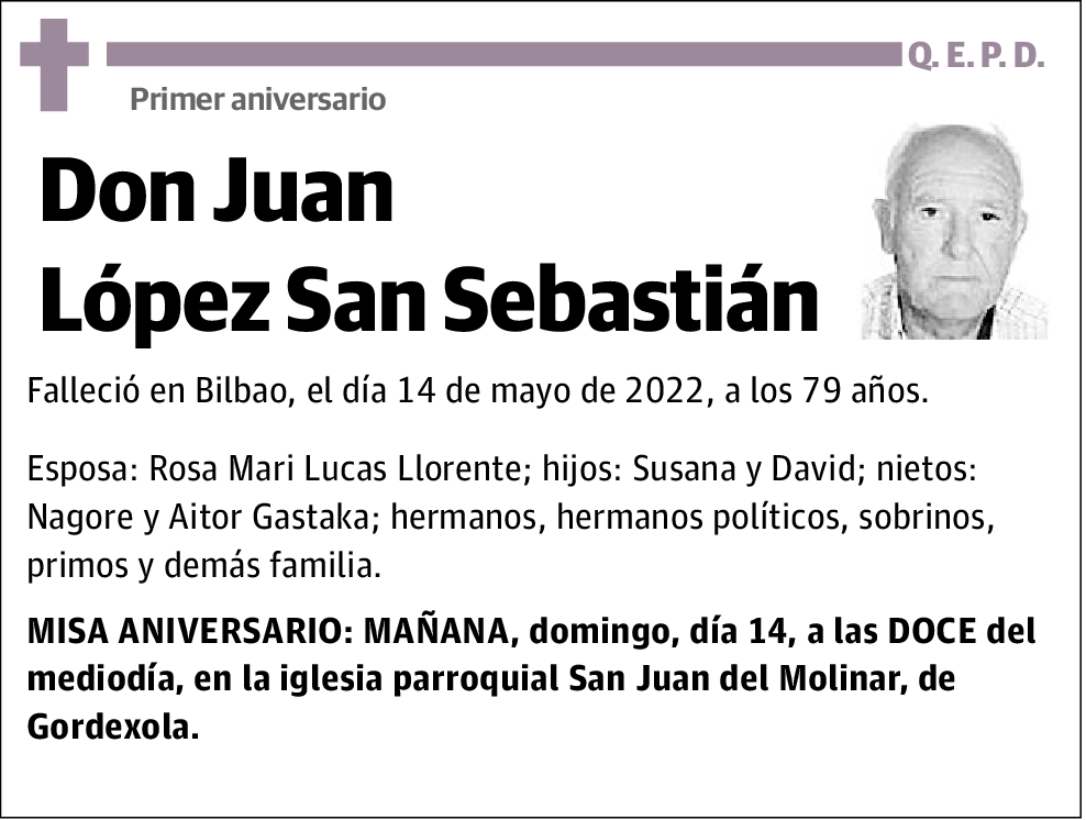 Juan López San Sebastián