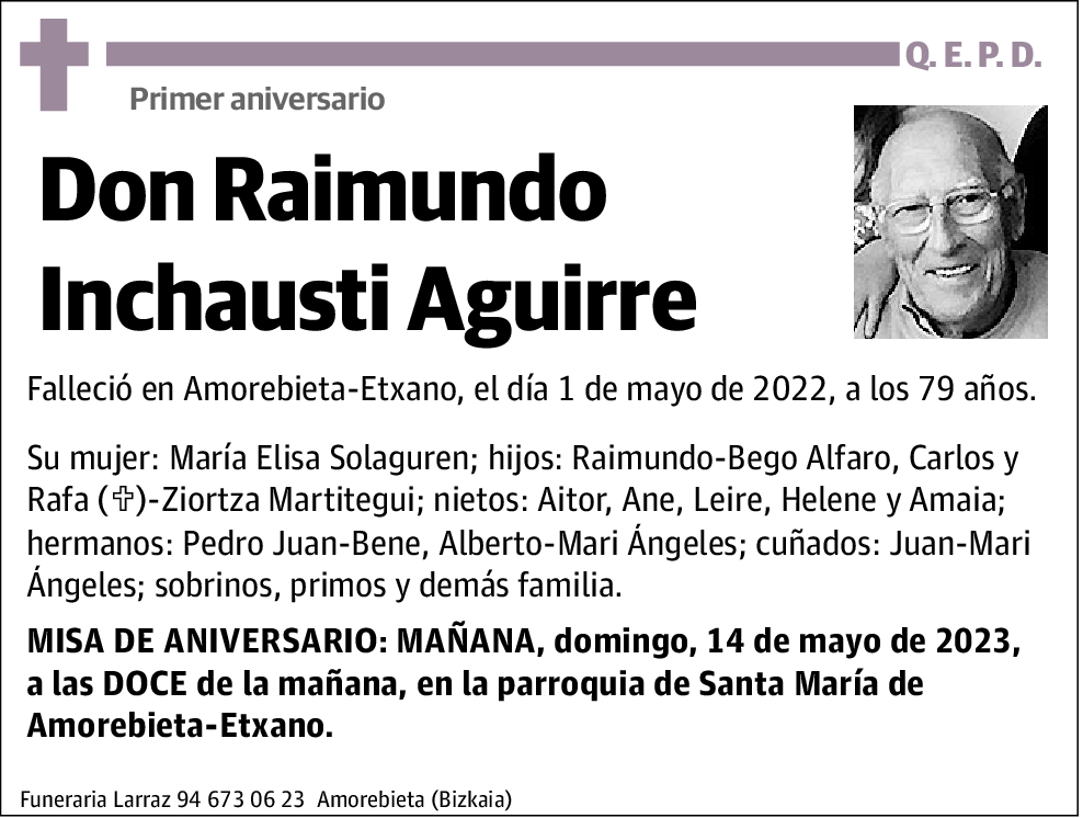 Raimundo Inchausti Aguirre