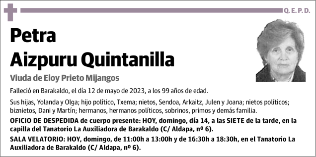 Petra Aizpuru Quintanilla