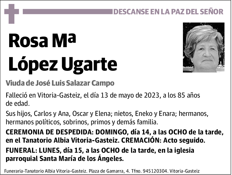 Rosa Mª López Ugarte