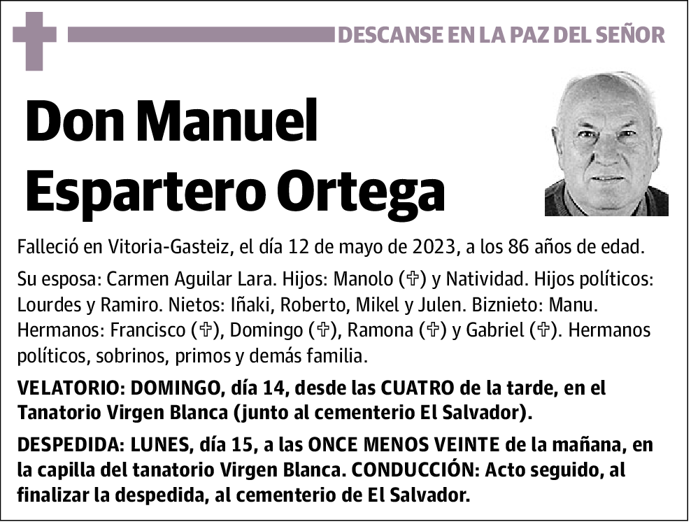Manuel Espartero Ortega
