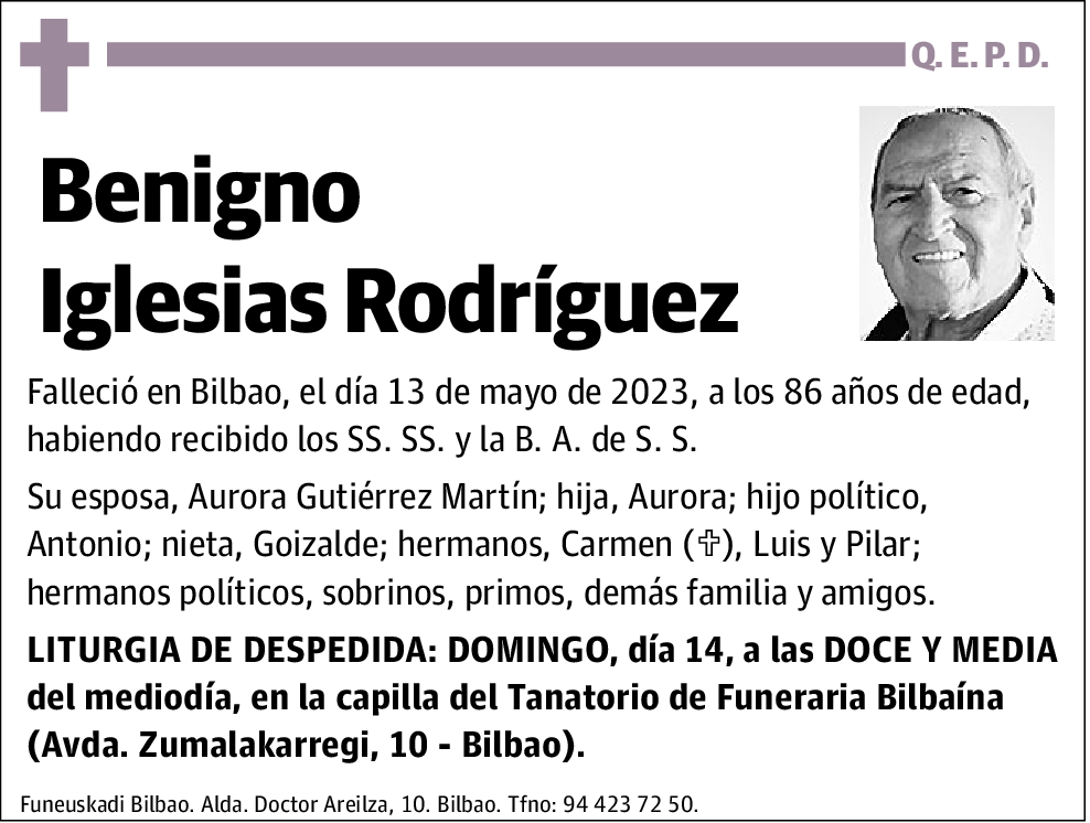 Benigno Iglesias Rodríguez