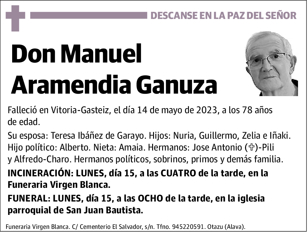 Manuel Aramendia Ganuza