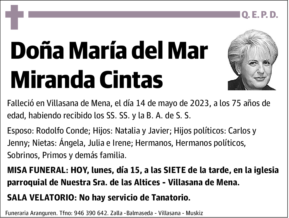 María del Mar Pilar Miranda Cintas