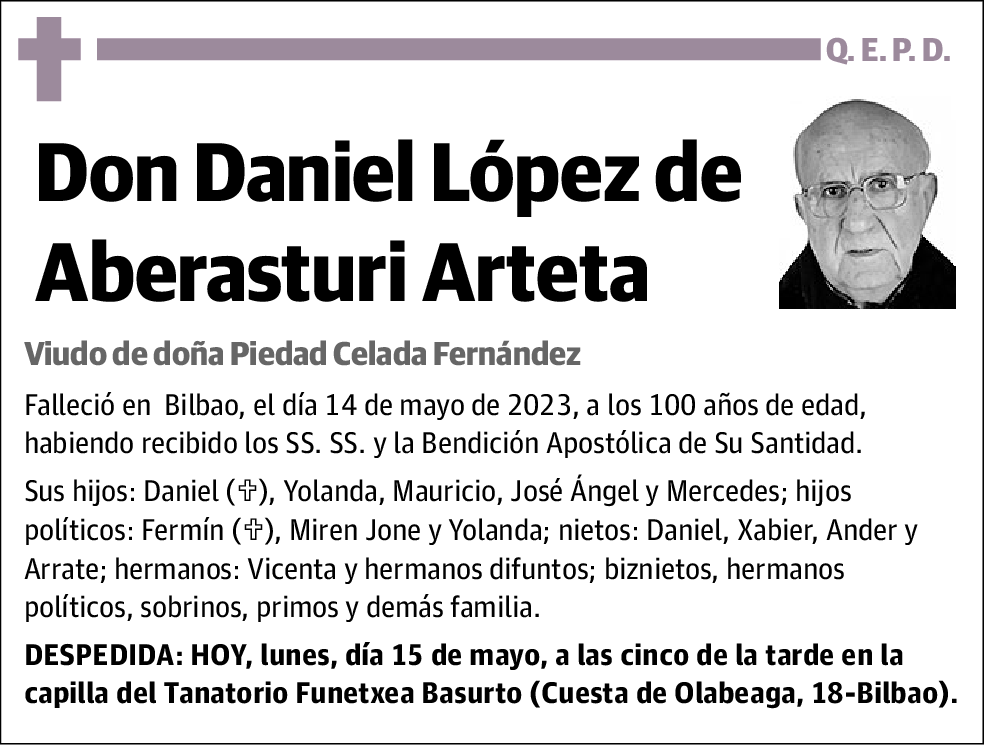 Daniel López de Aberasturi Arteta