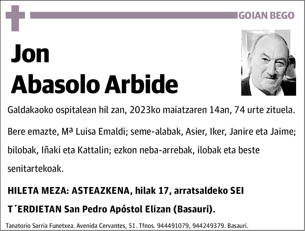 Jon Abasolo Arbide