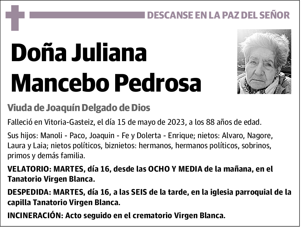 Juliana Mancebo Pedrosa