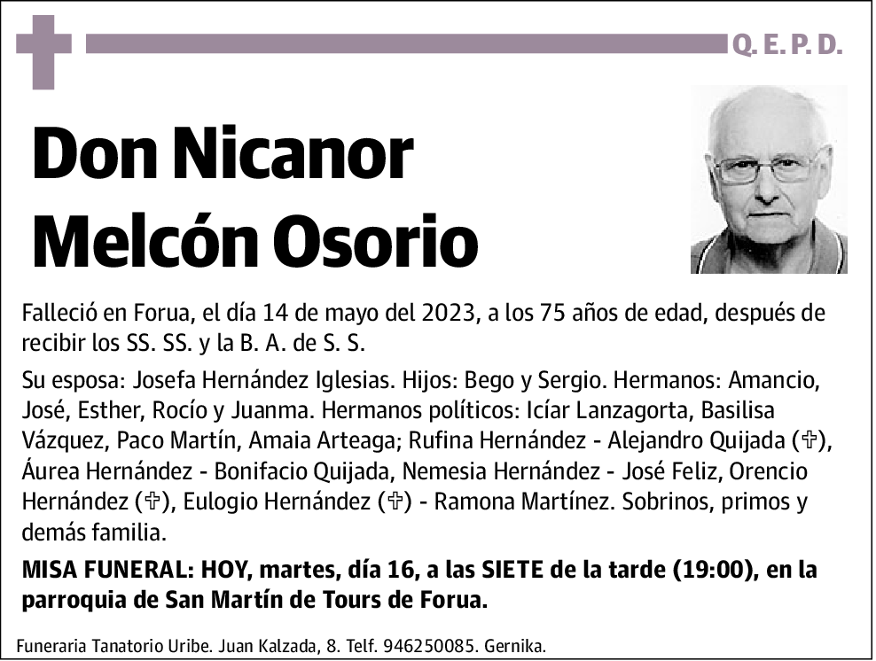 Nicanor Melcon Osorio