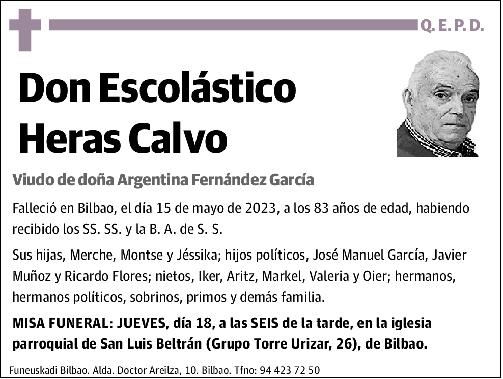 Escolástico Heras Calvo