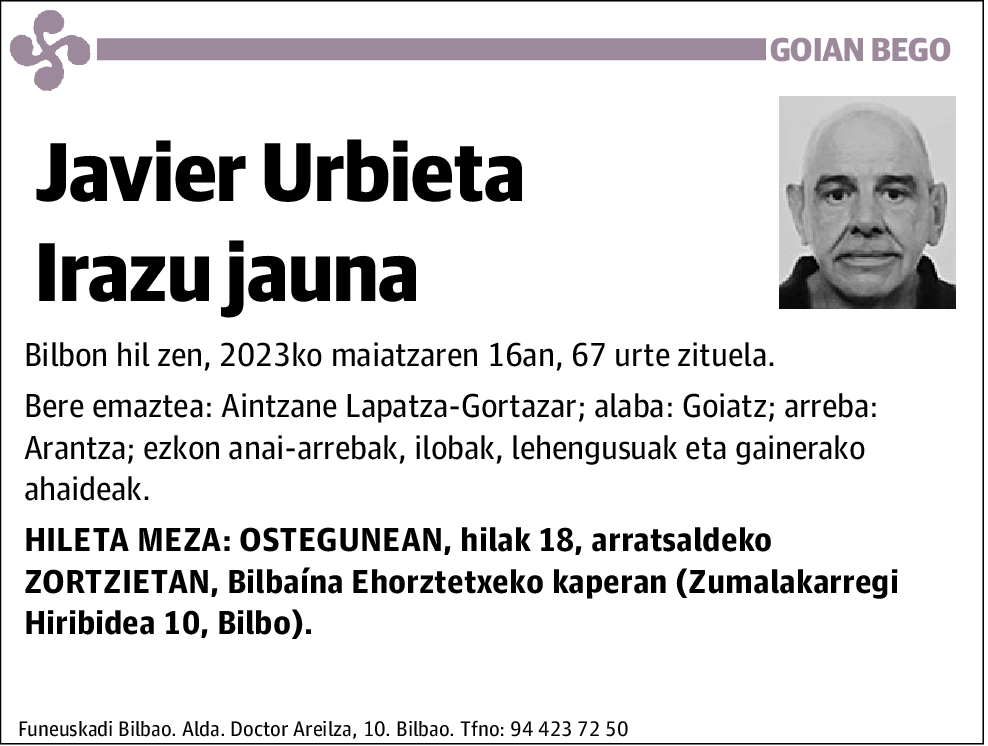 Javier Urbieta Irazu