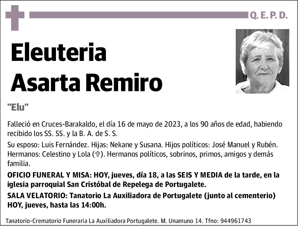 Eleuteria Asarta Remiro