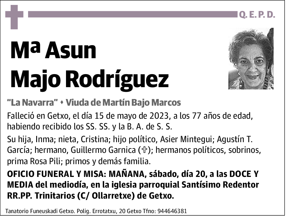 Mªasunción Majo Rodríguez