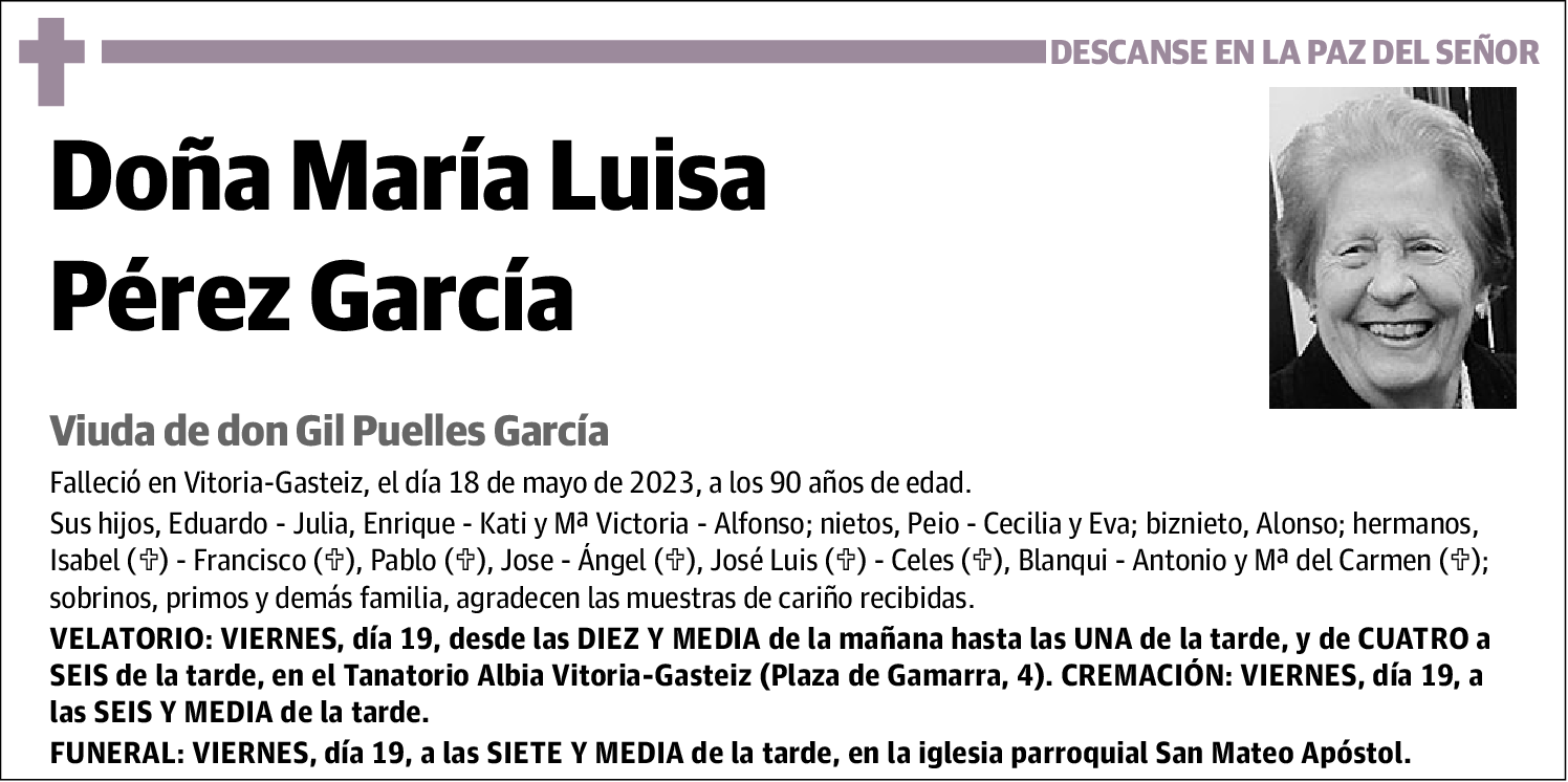 María Luisa Pérez García
