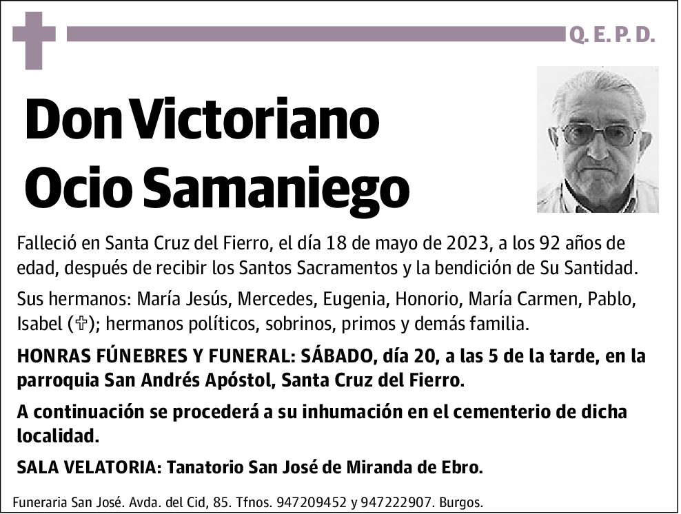 Victoriano Ocio Samaniego