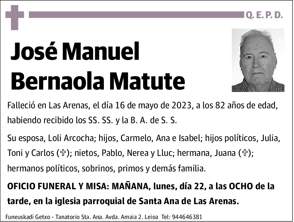 José Manuel Bernaola Matute