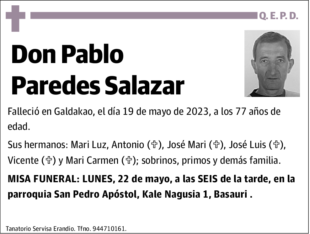 Pablo Paredes Salazar