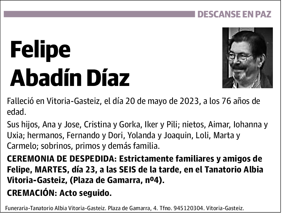 Felipe Abadín Díaz