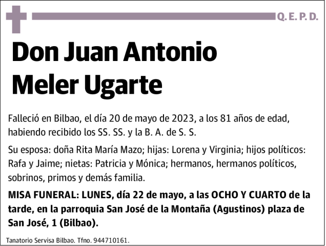 Juan Antonio Meler Ugarte