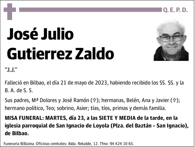 Jose Julio Gutiérrez Zaldo