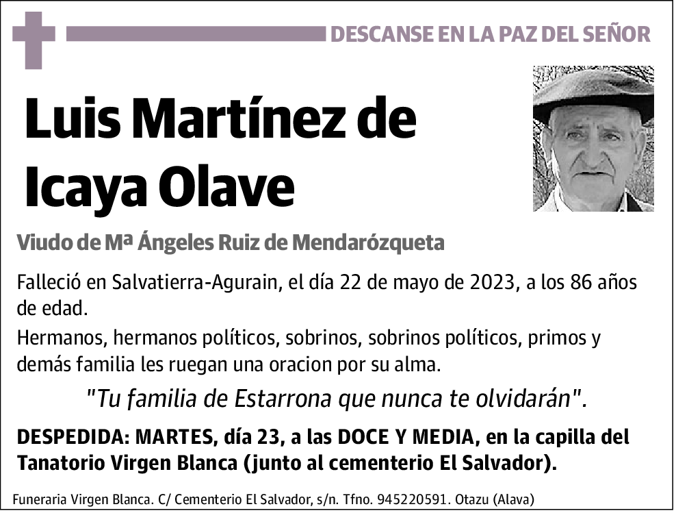 Luis Martínez de Icaya Olave