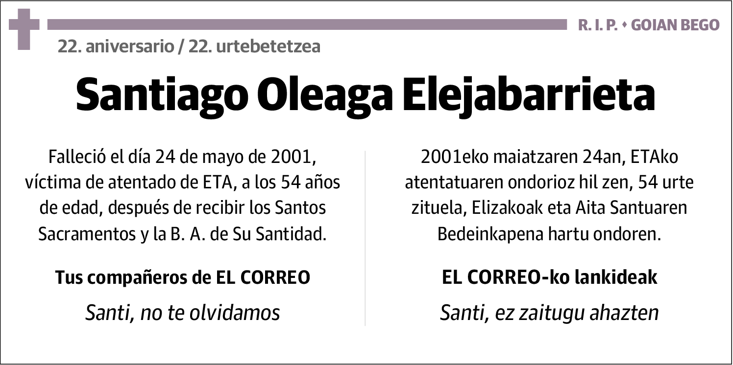 Santiago Oleaga Elejabarrieta