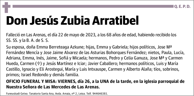 Jesús Zubia Arratibel