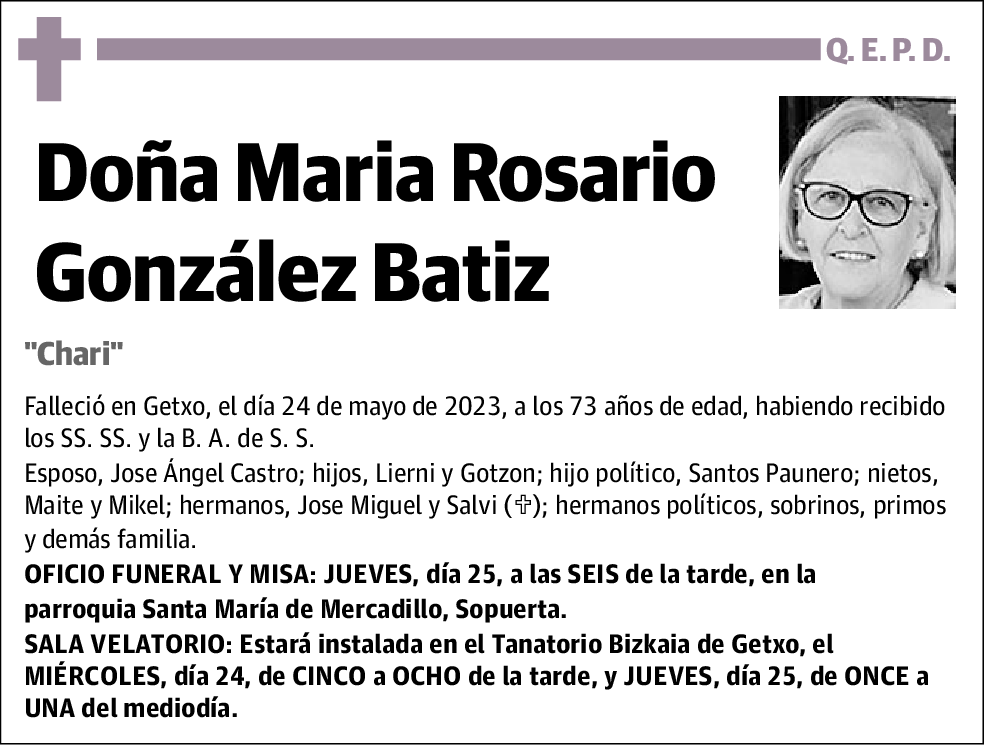 Maria Rosario González Batiz