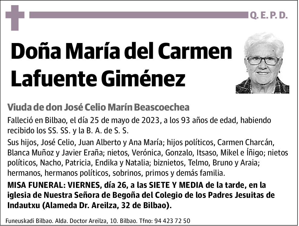 María Del Carmen Lafuente Giménez