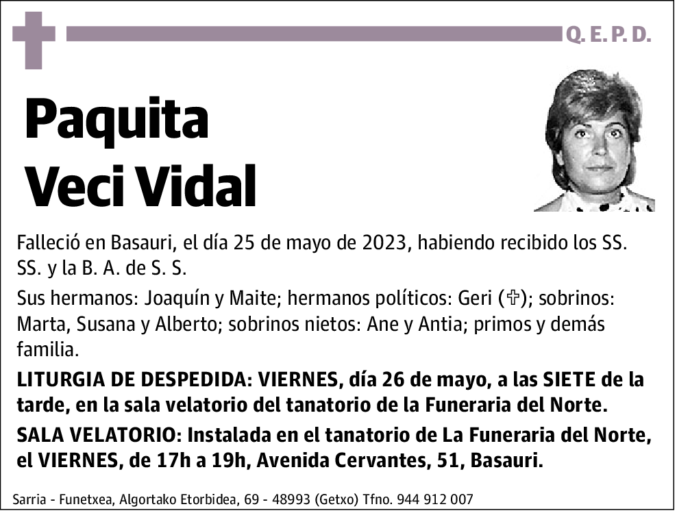 Paquita Veci Vidal