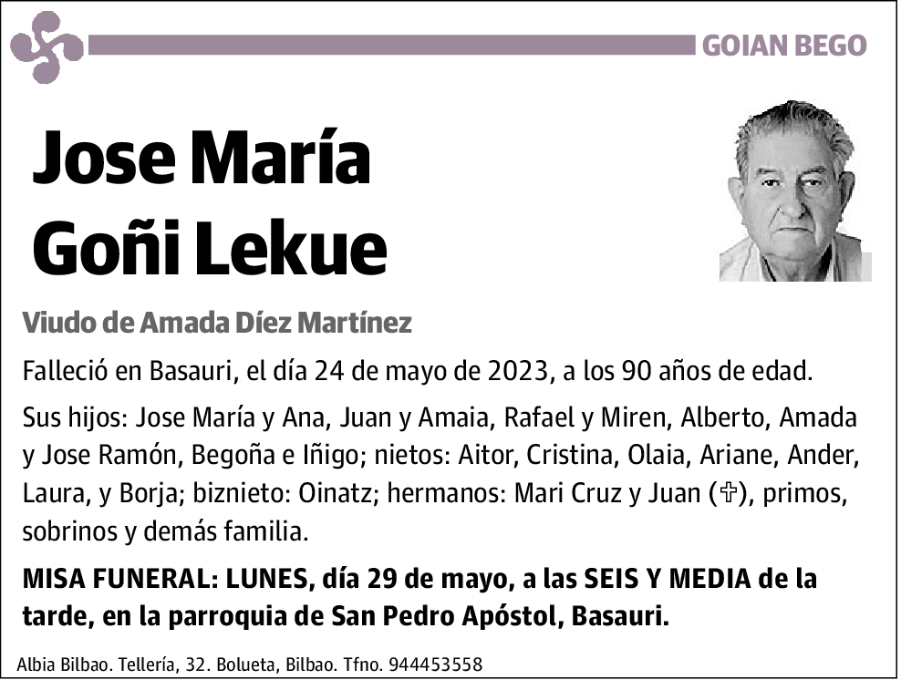 José María Goñi Lekue