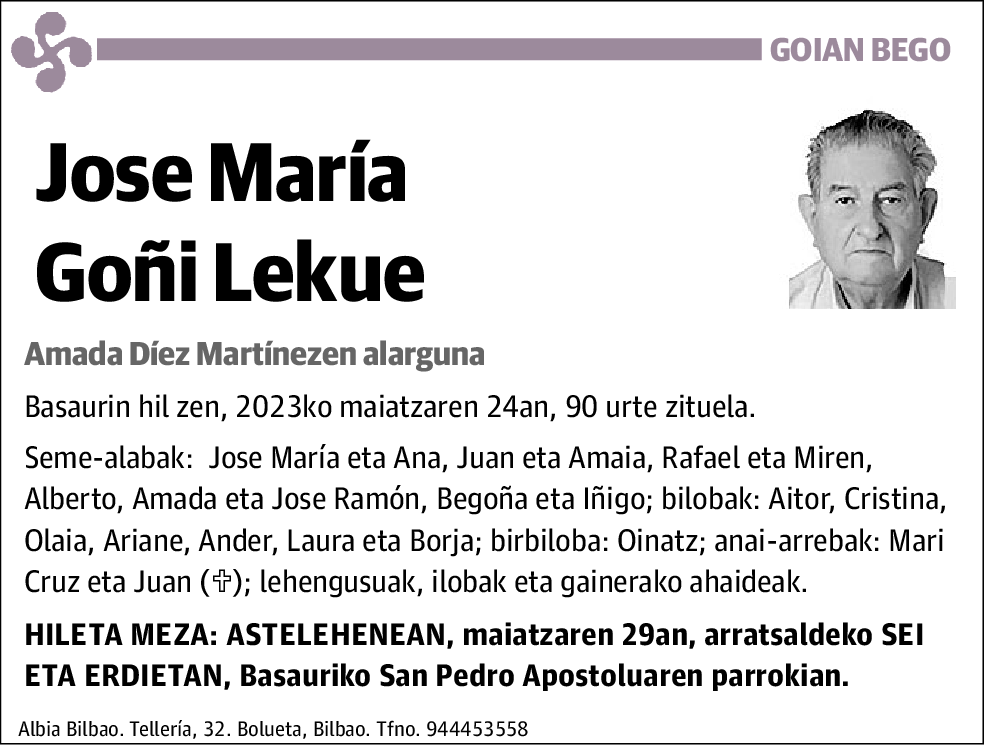 José María Goñi Lekue