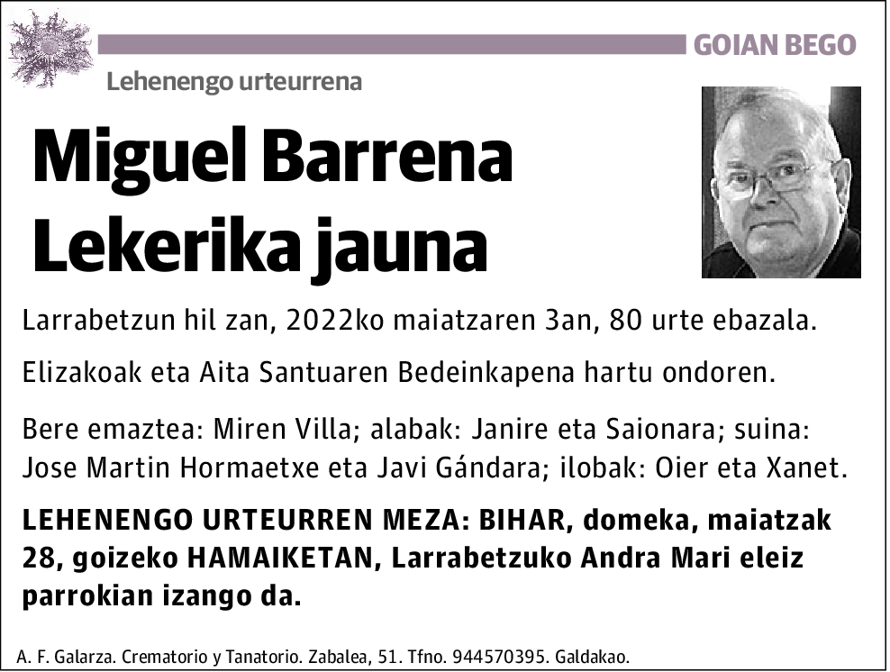 Miguel Barrena Lekerika