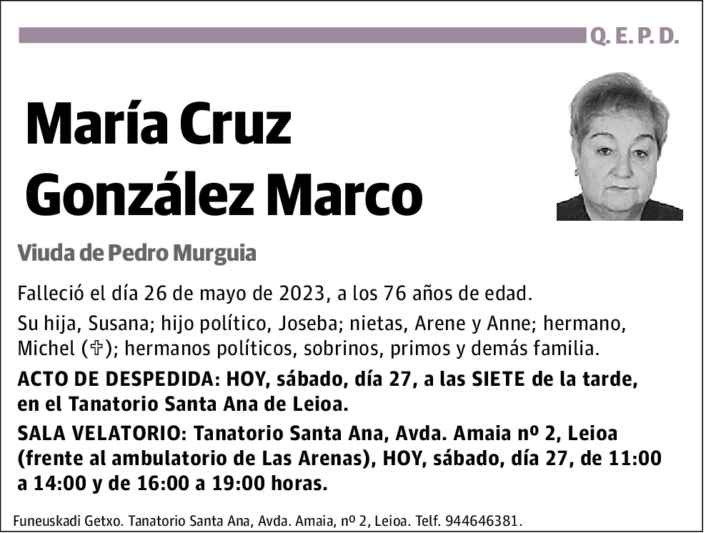 María Cruz González Marco