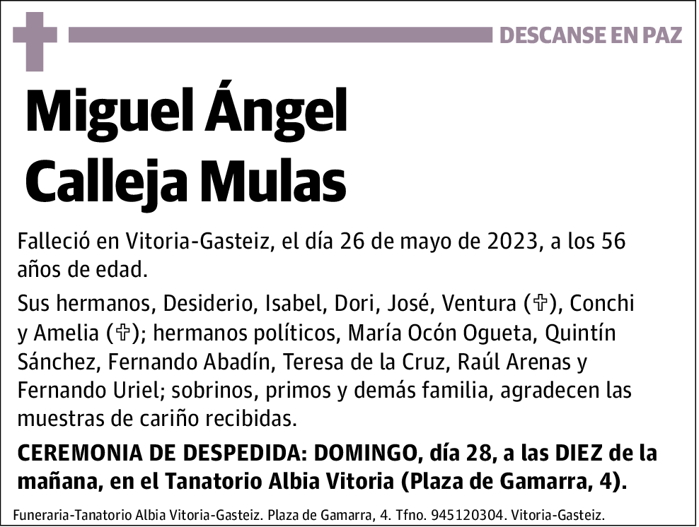 Miguel Ángel Calleja Mulas