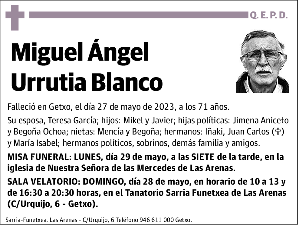 Miguel Ángel Urrutia Blanco