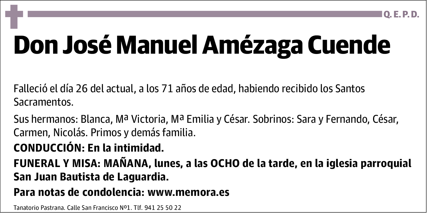 José Manuel Amézaga Cuende