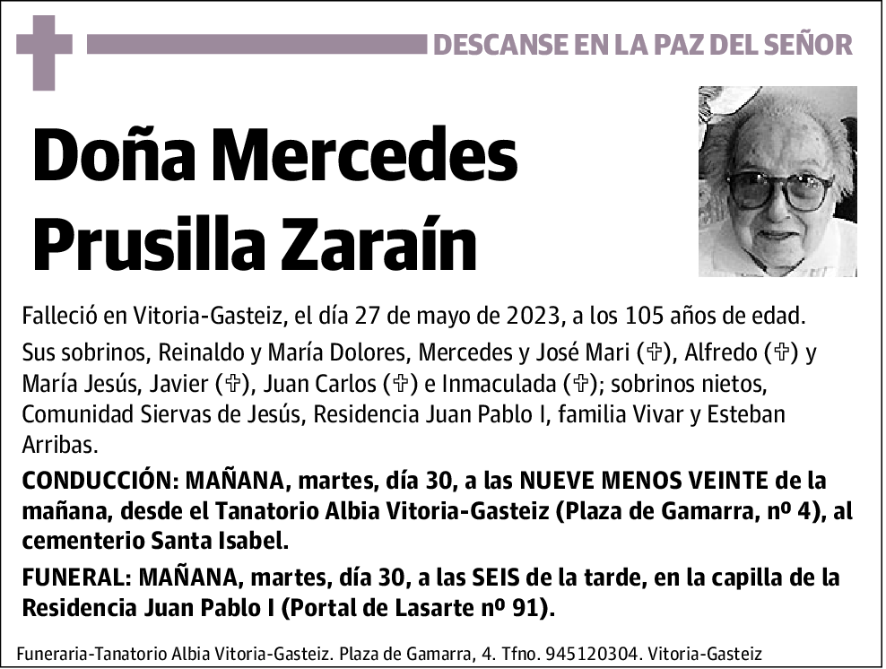 Mercedes Prusilla Zaraín