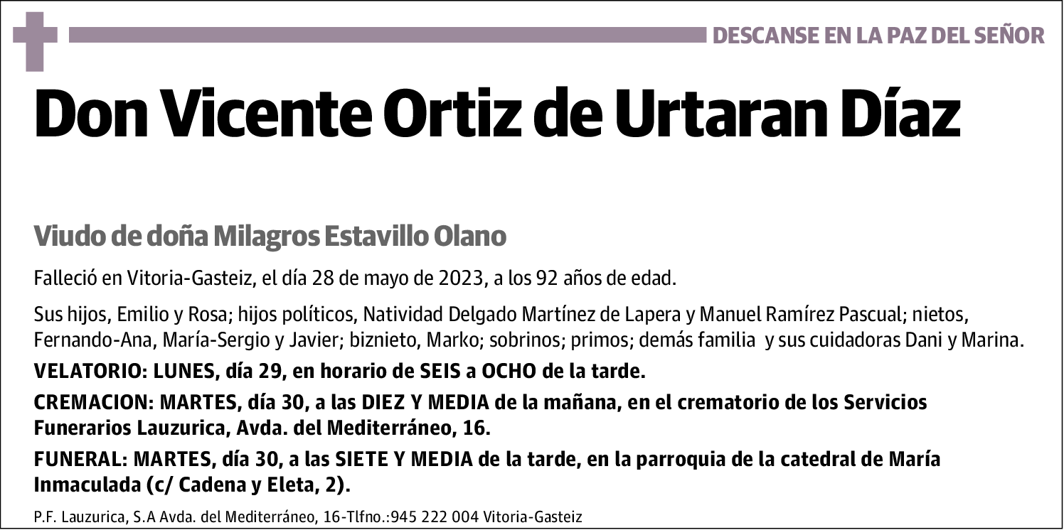 Vicente Ortiz de Urtaran Díaz