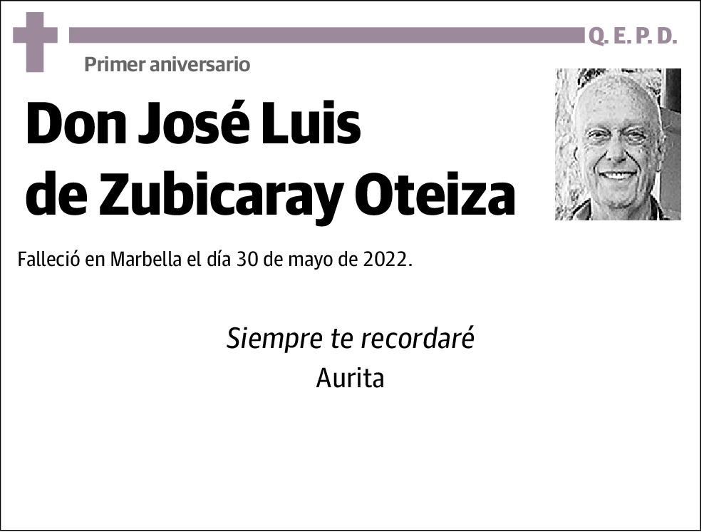 José Luis de Zubicaray Oteiza