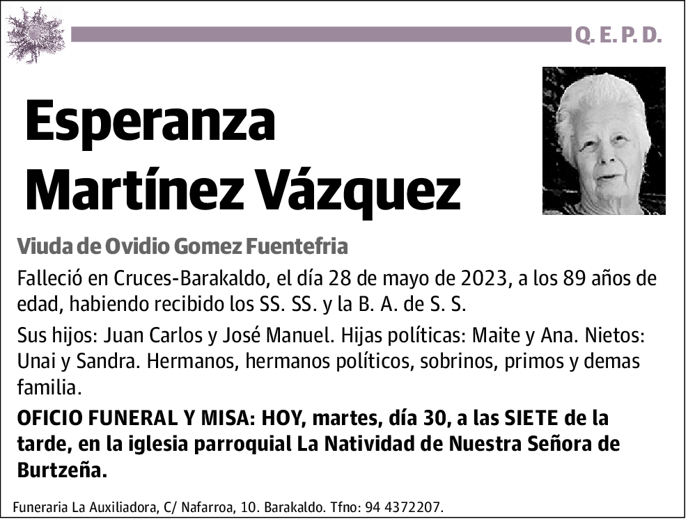 Esperanza Martínez Vázquez