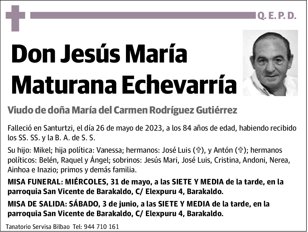 Jesús María Maturana Echevarría