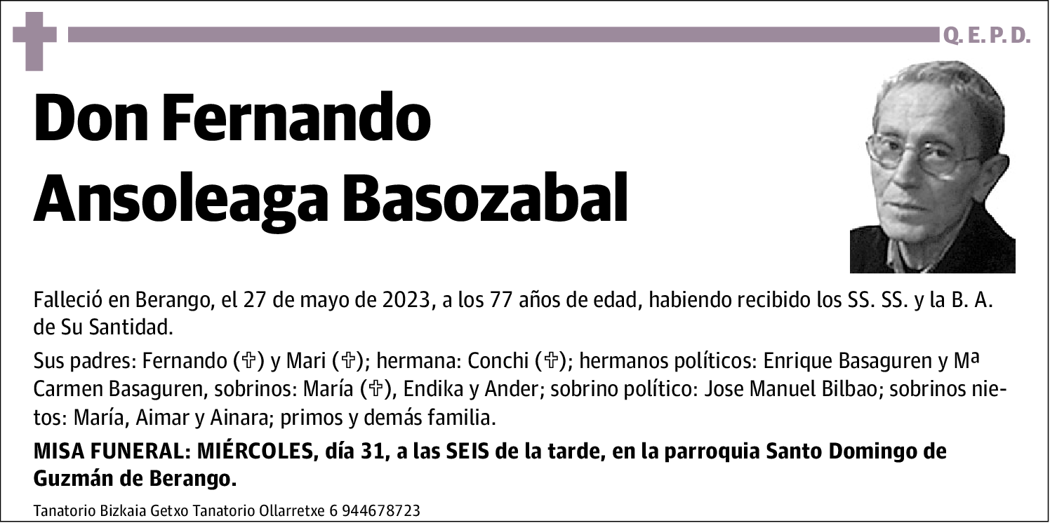 Fernando Ansoleaga Basozabal