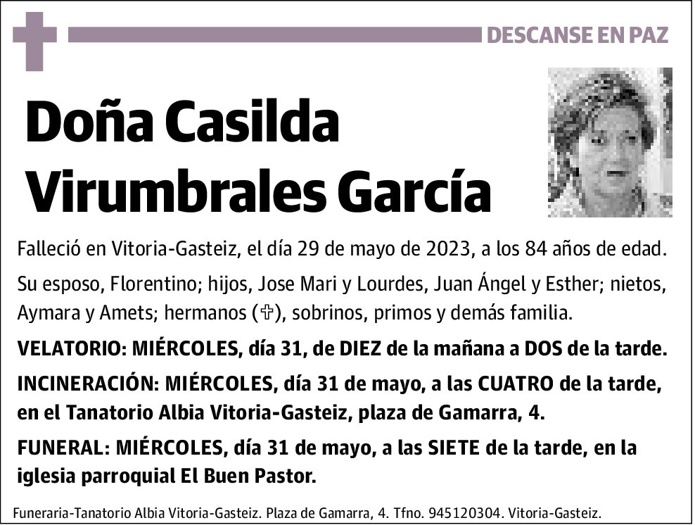 Casilda Virumbrales García
