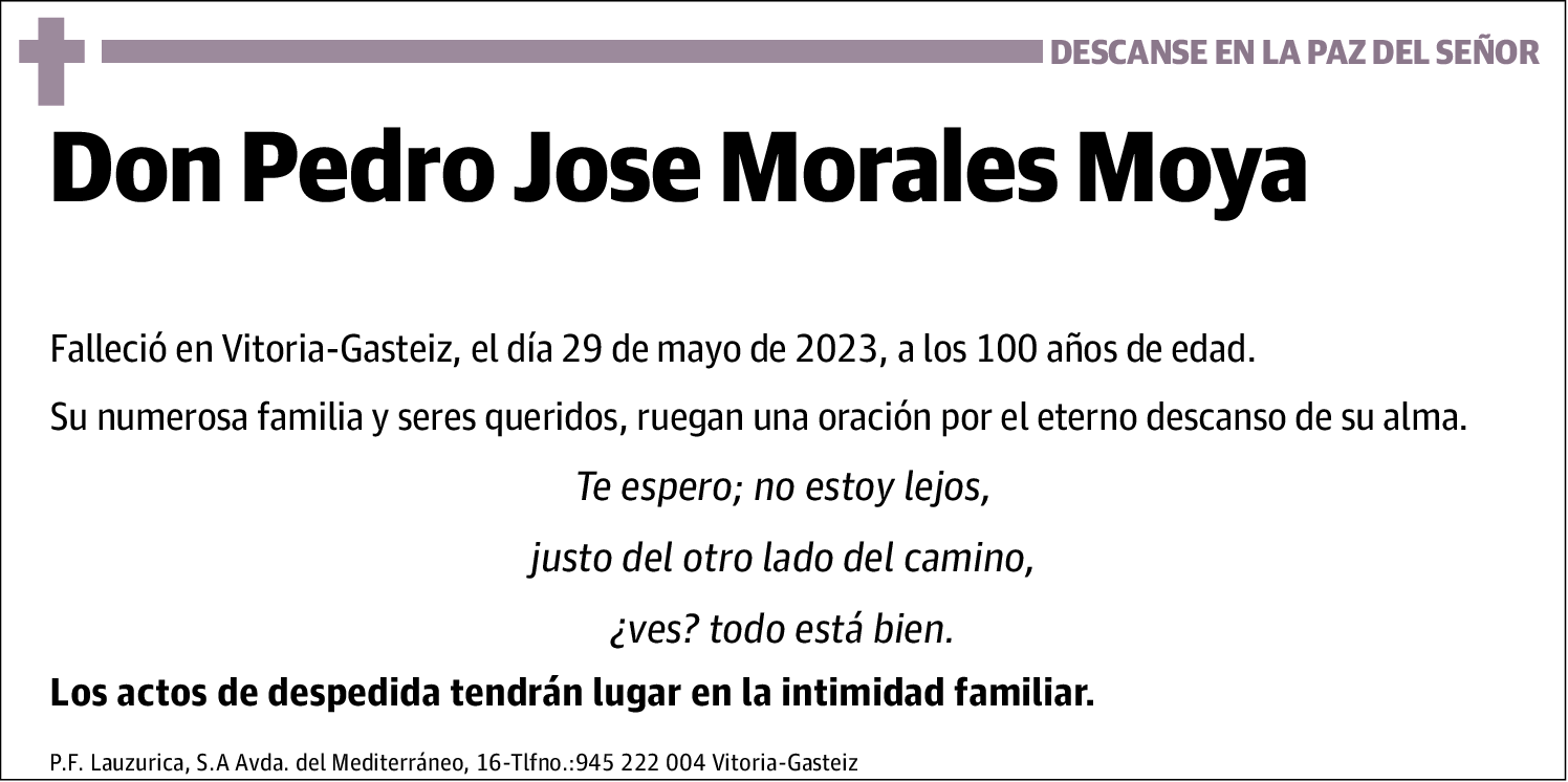 Pedro Jose Morales Moya