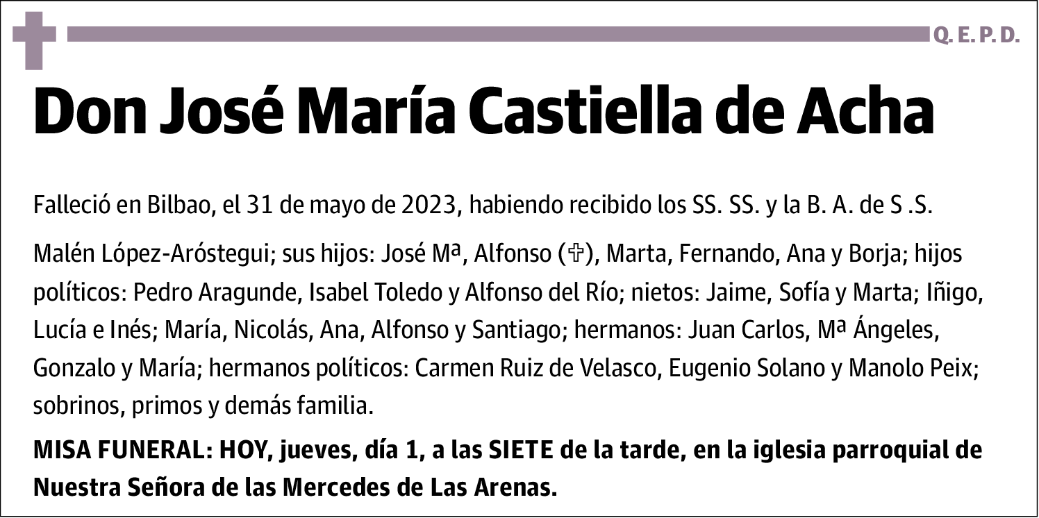 Jose María Castiella de Acha