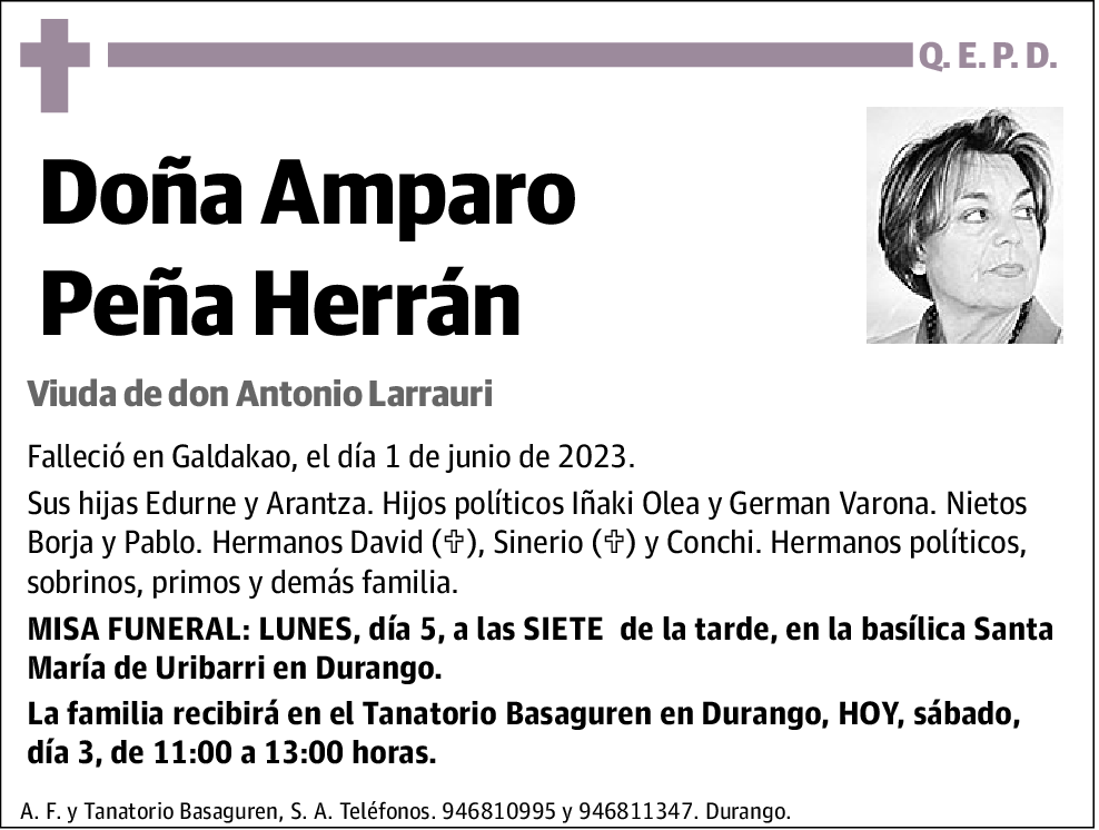 Amparo Peña Herrán