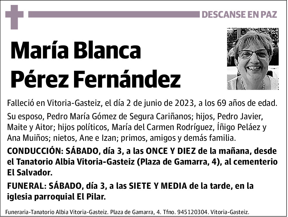 María Blanca Pérez Fernández