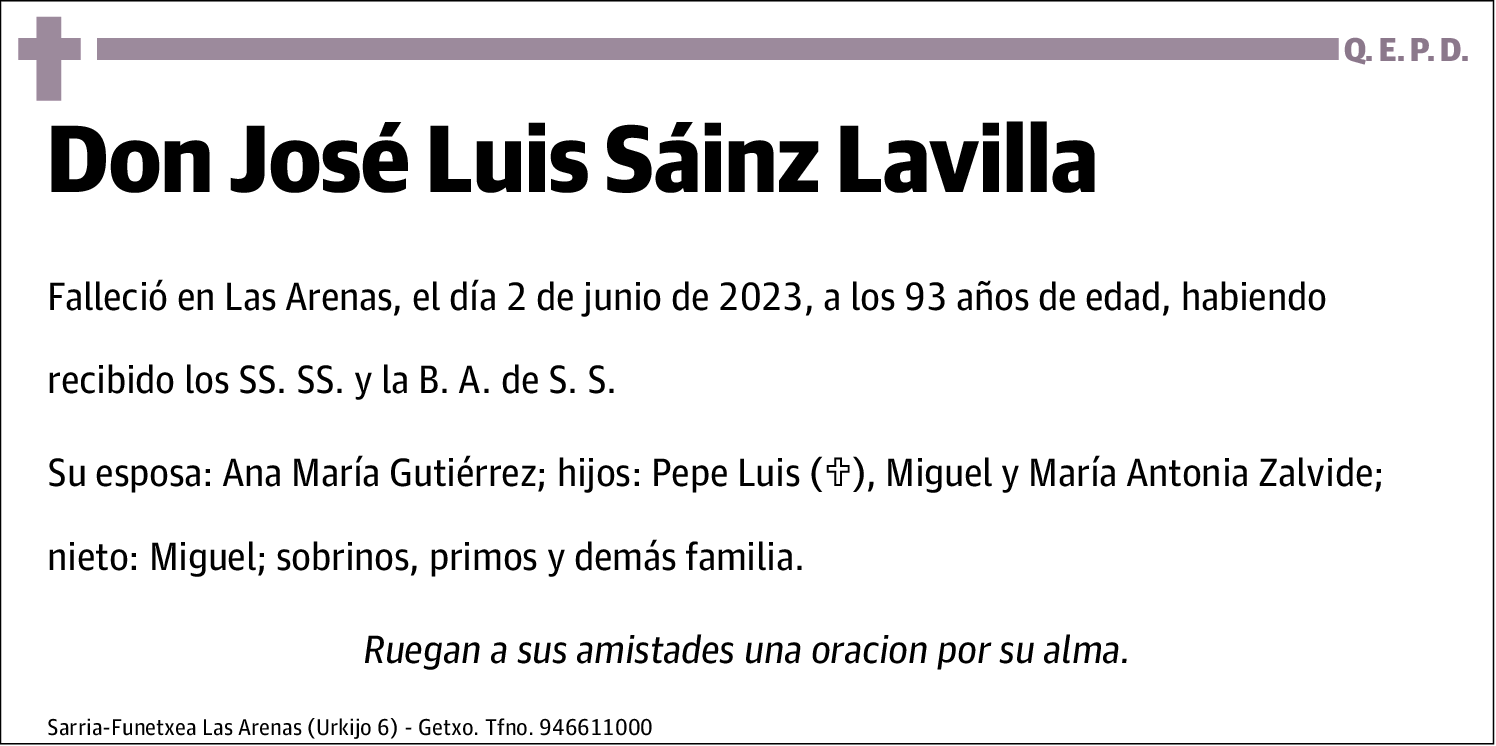 Jose Luis Sainz Lavilla