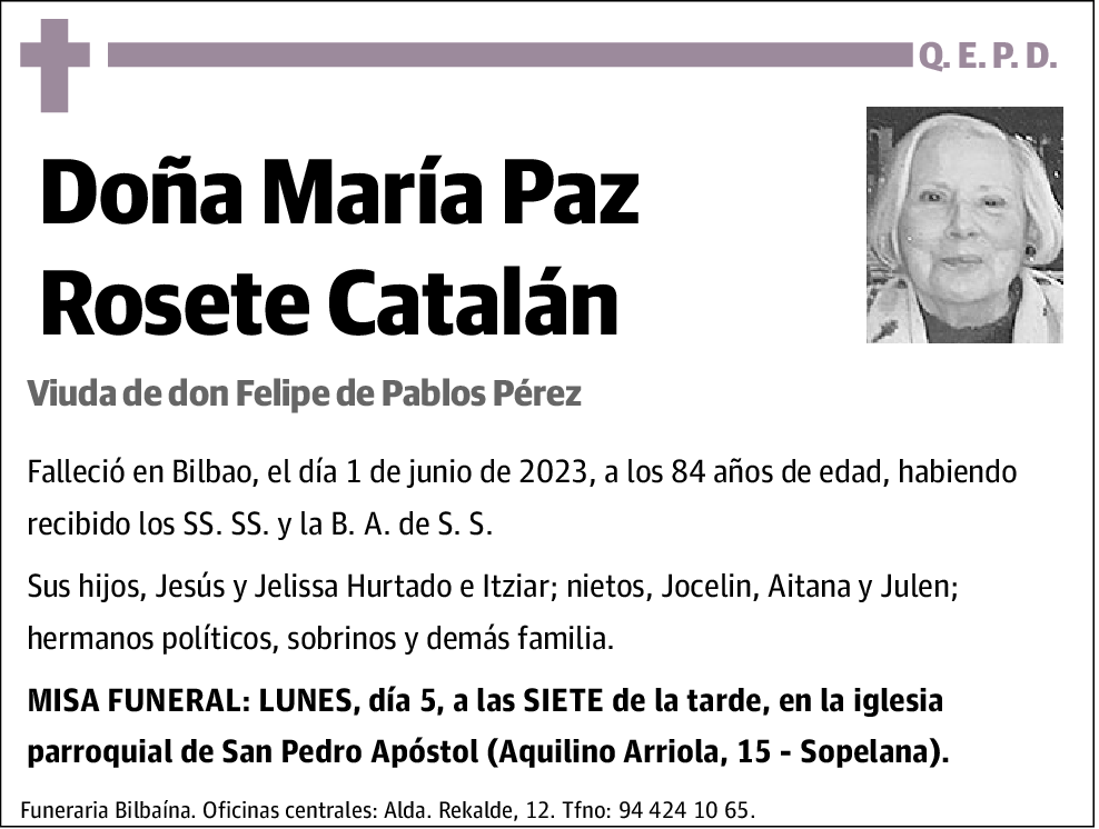 María Paz Rosete Catalán