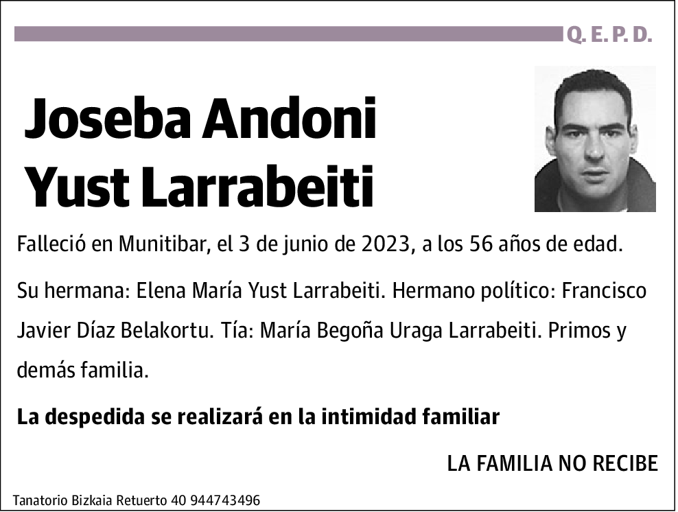 Joseba Andoni Yust Larrabeiti